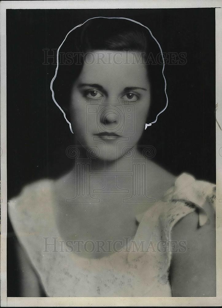 1932 Press Photo Miss Louisa Robert of Atlanta, Ga Apple Blossom Festival - Historic Images