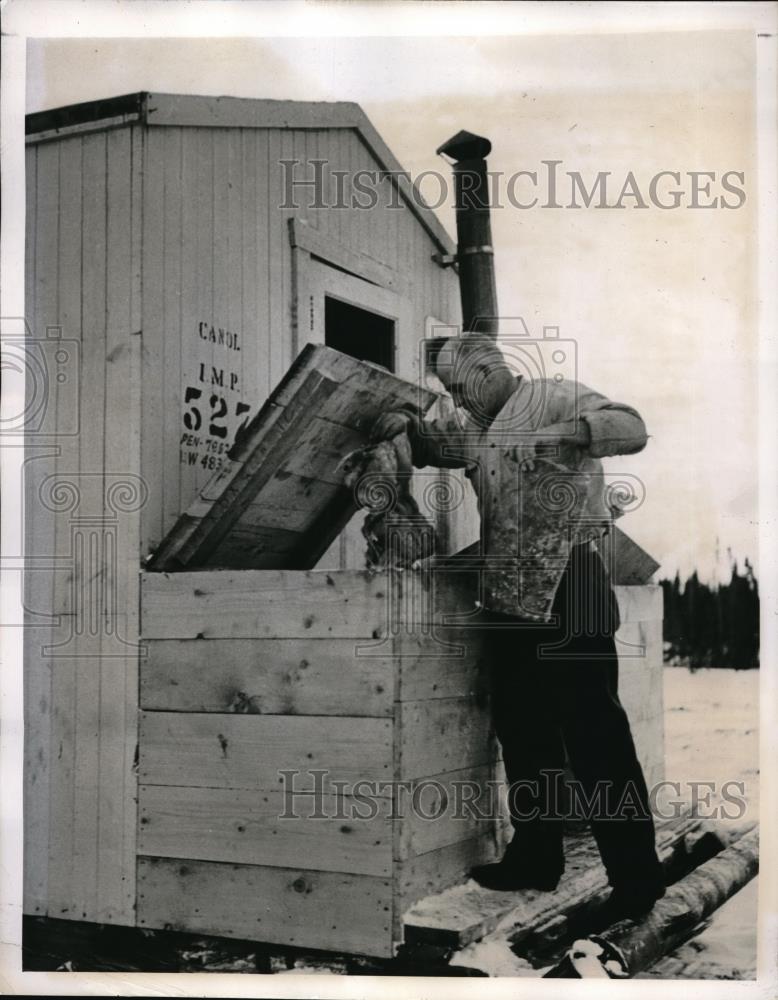 1944 Press Photo Canada Conol American Project - neb49332 - Historic Images