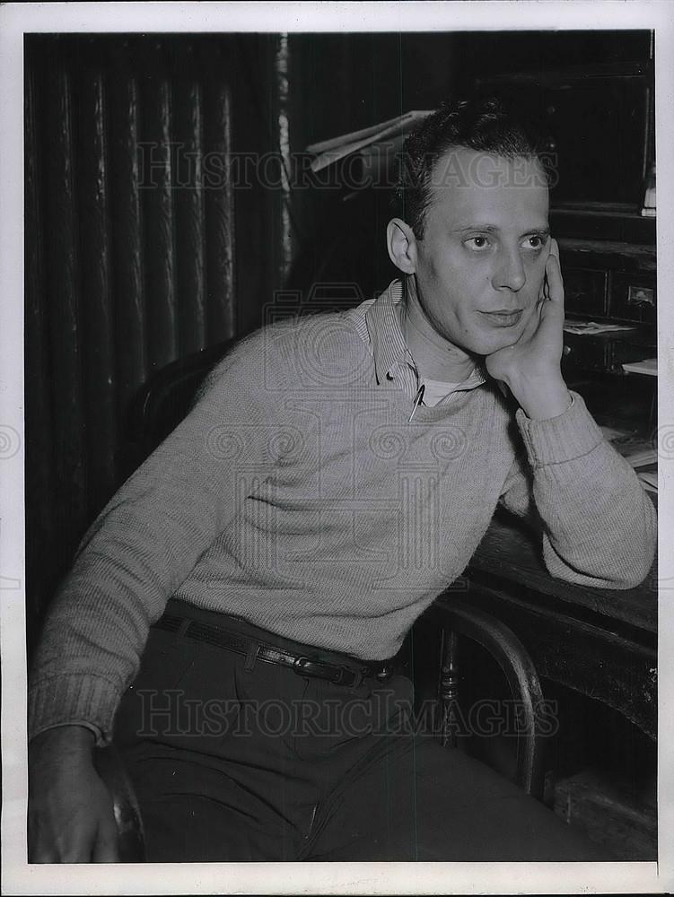 1946 Press Photo Chicago, Ill Irv Zitt, fugitive from KY prison camp in custody - Historic Images