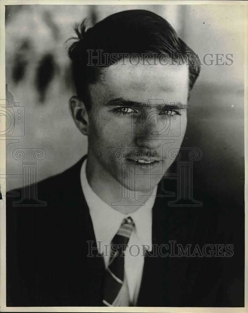 1930 Press Photo Donald S. Jones Tenor Of Pasadena California - neb22844 - Historic Images