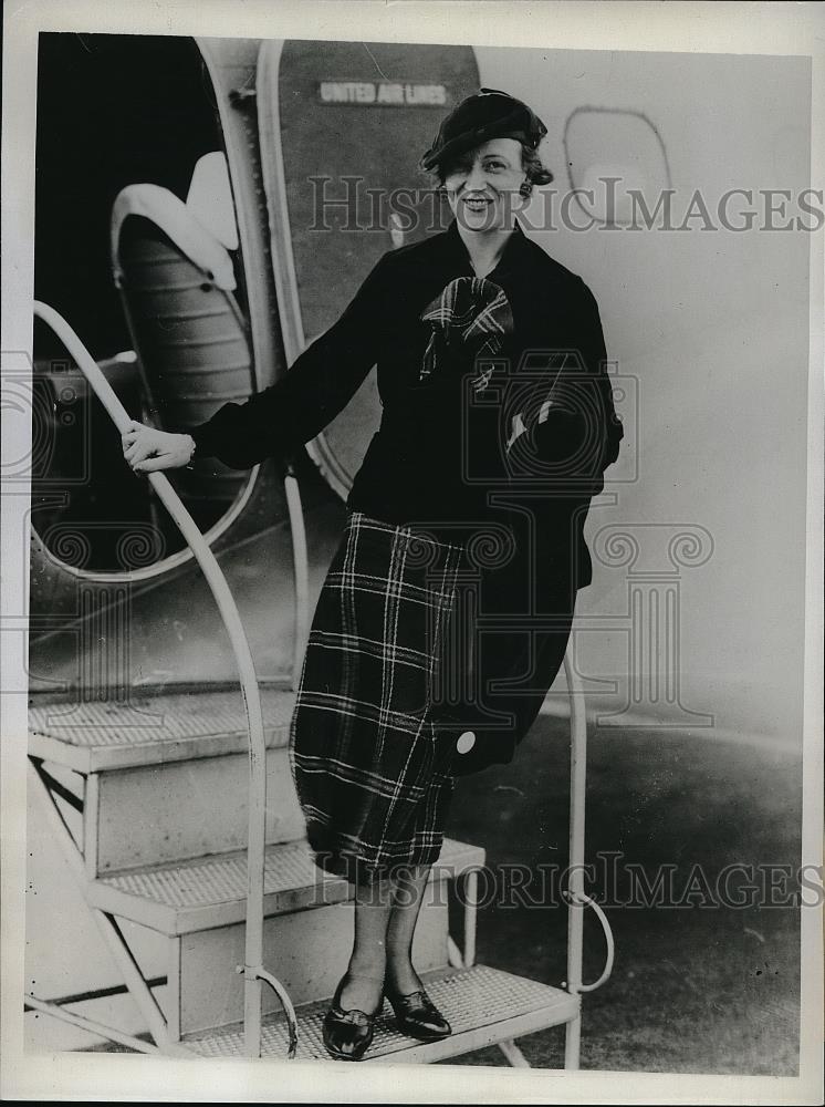 1934 Press Photo Dolly Madison, Descendant of Pres. James Madison - neb48371 - Historic Images