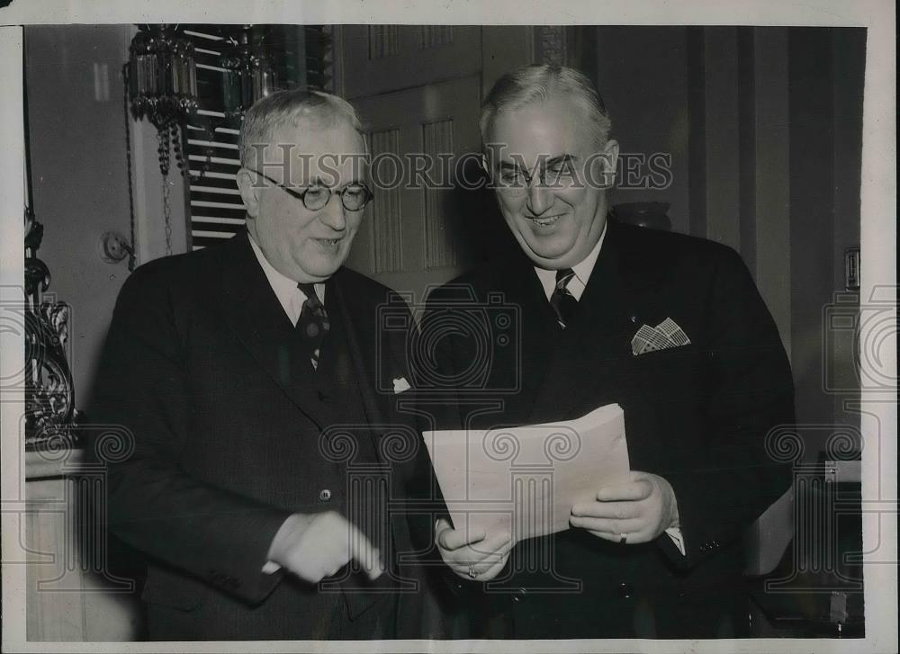 1941 Press Photo Representatives John Taber and Clifton A. Woodrum - Historic Images