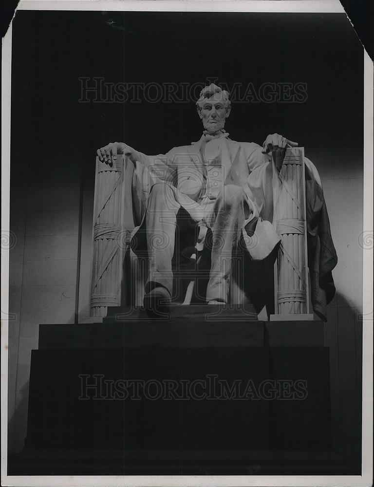 1938 Press Photo Lincoln Memorial Washington D.C. - Historic Images
