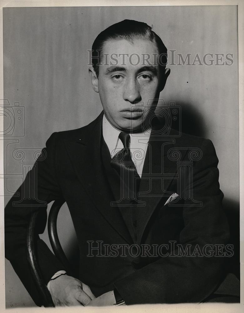 1933 Press Photo Samuel Lubelsky, alternate Pulitzer Prize winner - neb48412 - Historic Images