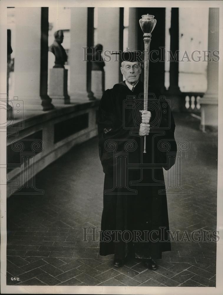 1935 Press Photo Dr Daniel W Hering at NY University - neb47567 - Historic Images