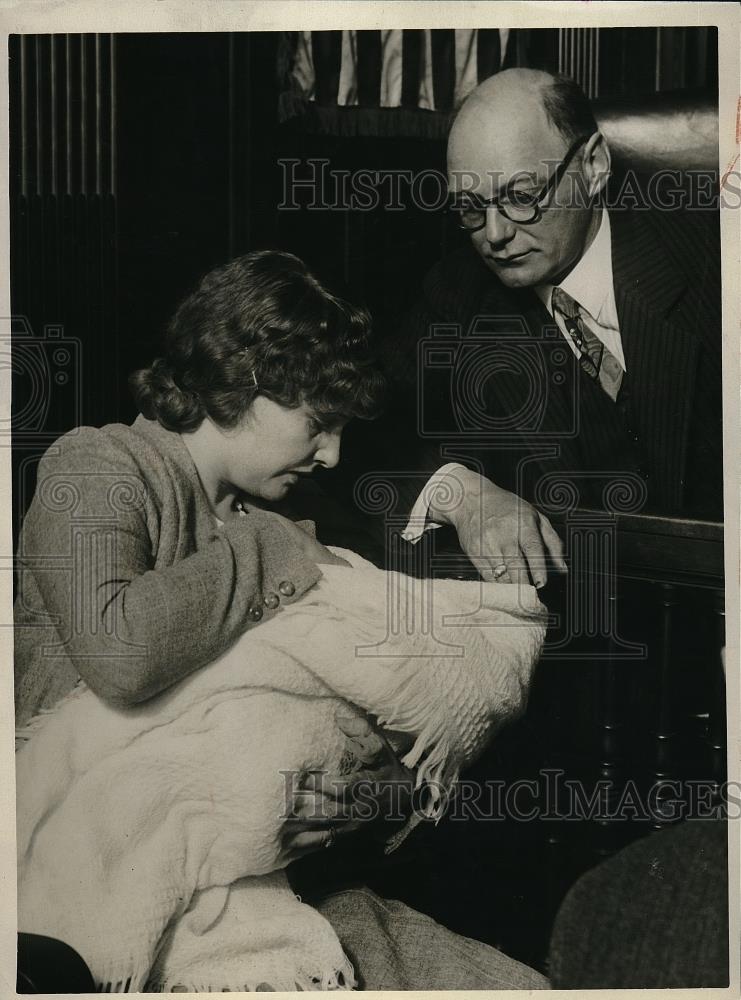 1930 Press Photo Judge George J. Steiger Of San Francisco With Mrs. Higdon - Historic Images