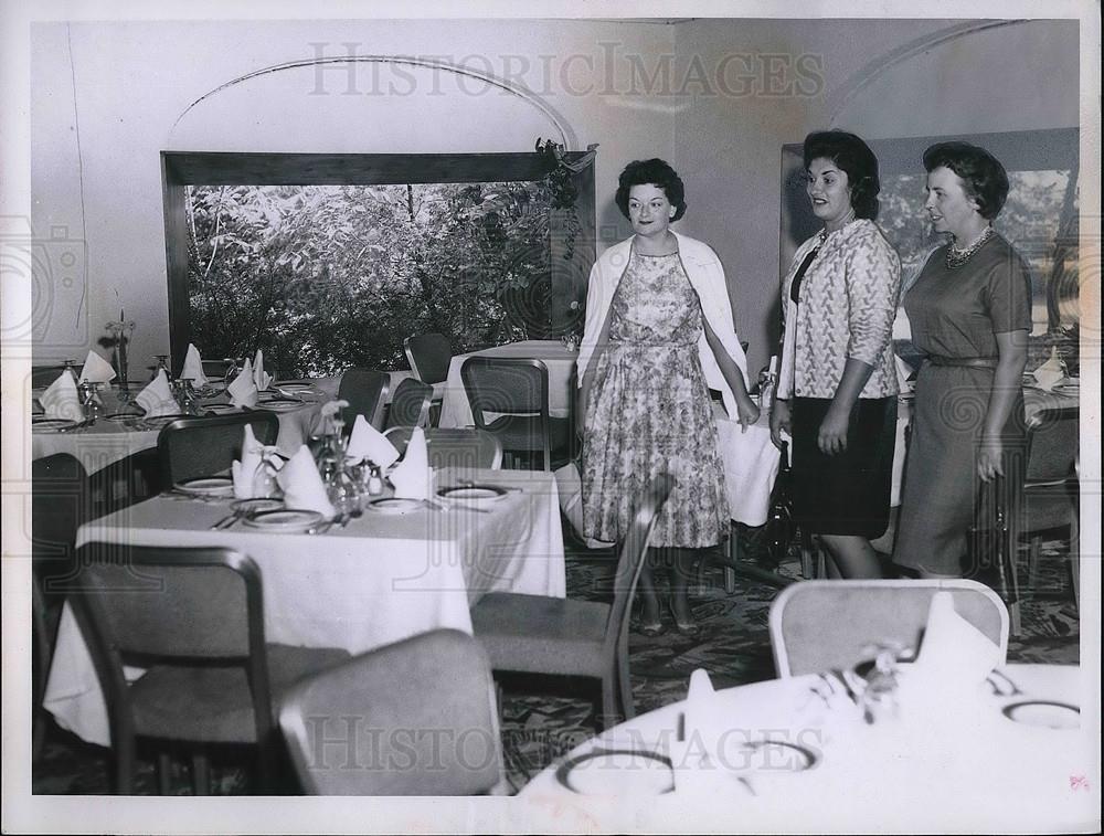 1962 Press Photo Guests at Pine Ridge Club - Historic Images