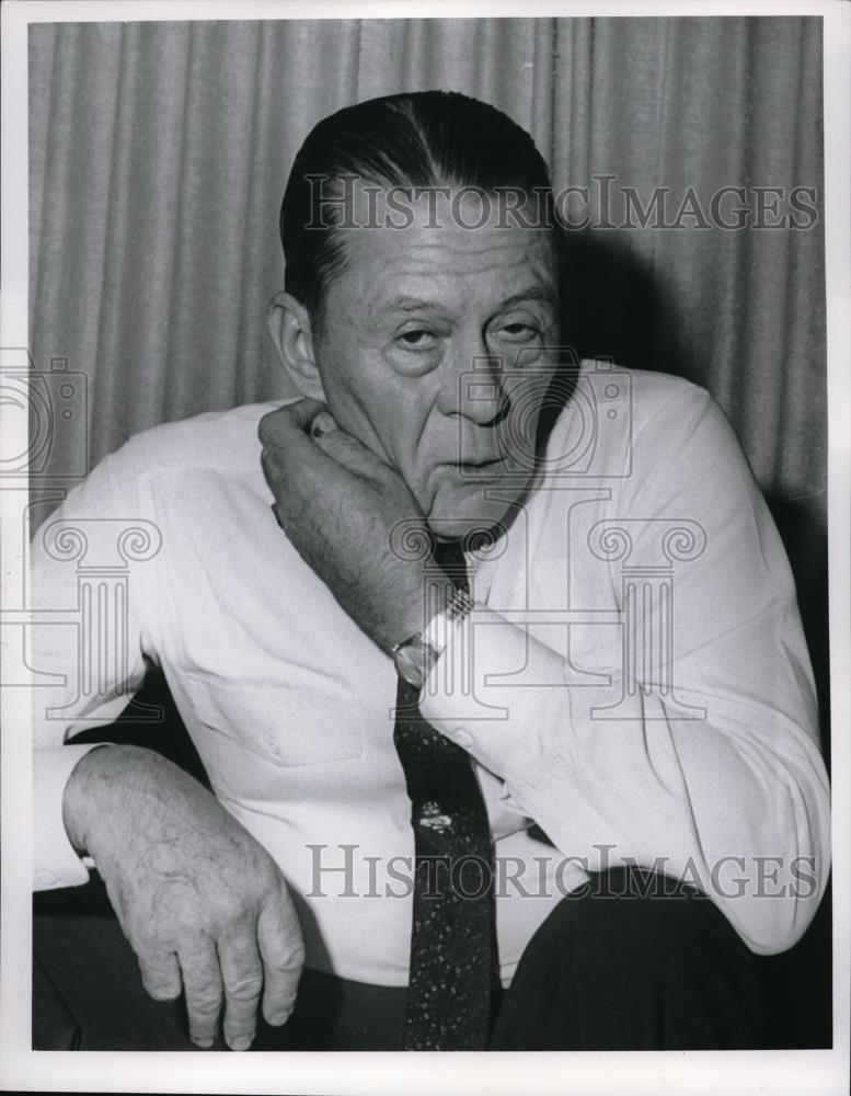 1967 Press Photo Cleveland, Ohio Police Capt.M Blackwell, - neb47497 - Historic Images