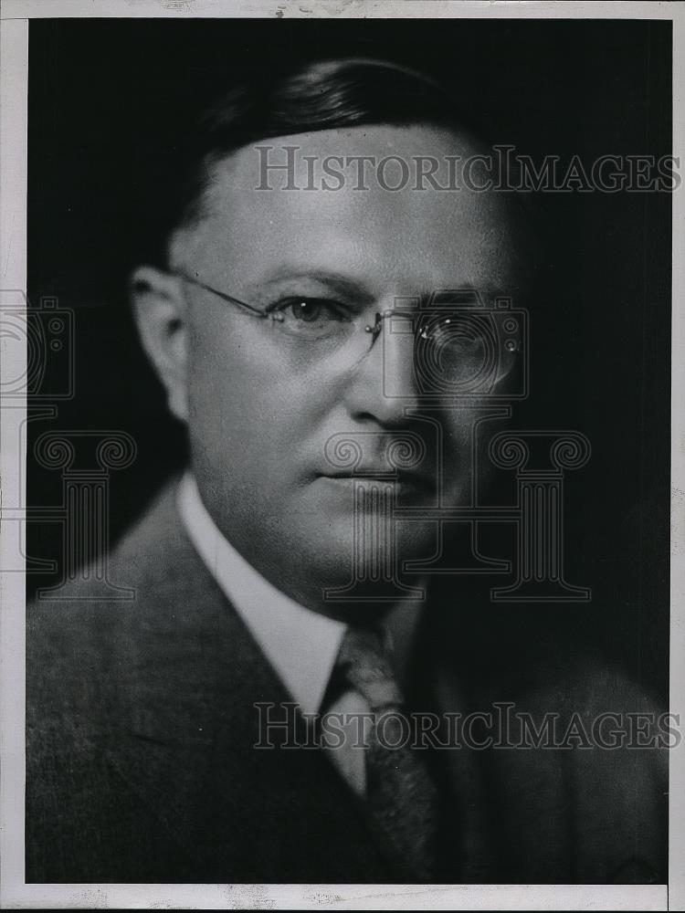 1935 Press Photo Vernen W. Meem, Battle Creek Attorney &amp; Nominee for Congress - Historic Images