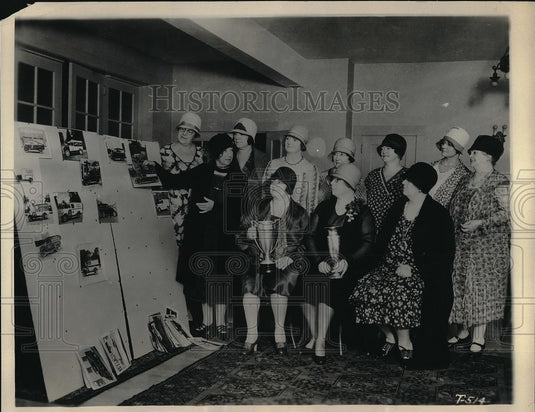 1929 Press Photo Mrs. Wm. A. Limbaugh Chairman Outdoor Art Department Ca. Club - Historic Images