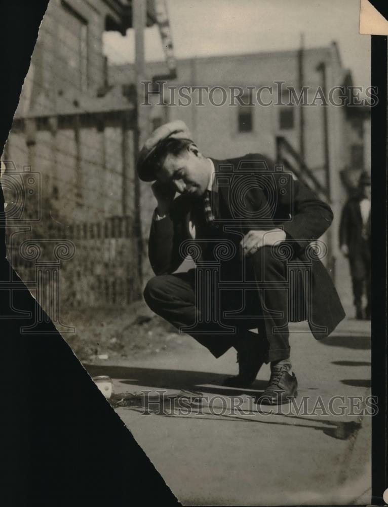 1925 Press Photo 1925 Man in Deep Thought - neb47643 - Historic Images