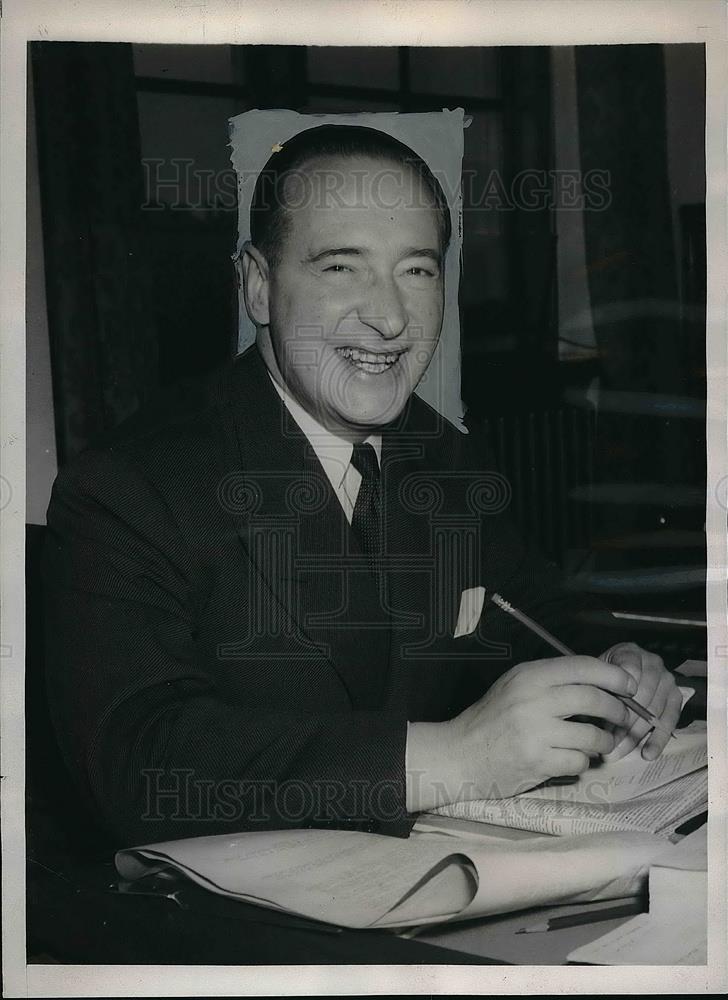 1940 Press Photo Wayne C. Taylor European Delegate Of The American Red Cross - Historic Images