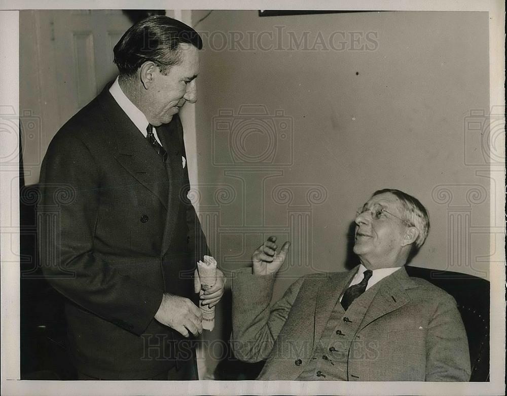 1939 Press Photo Senator Claude Pepper Of Florida Talks With Senate Committee - Historic Images