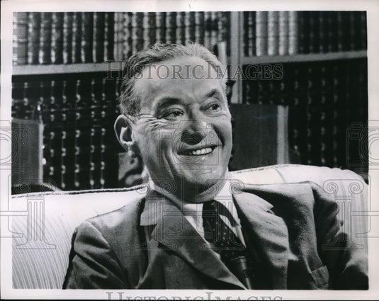 1961 Press Photo Walter Lippmann, Journalist on CBS REPORTS - Historic Images