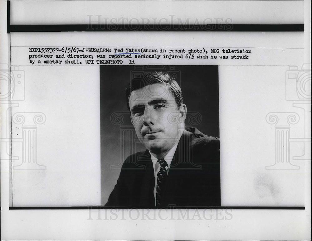 1967 Press Photo Ted Yates NBC Television Producer &amp; Director Reported Injured - Historic Images