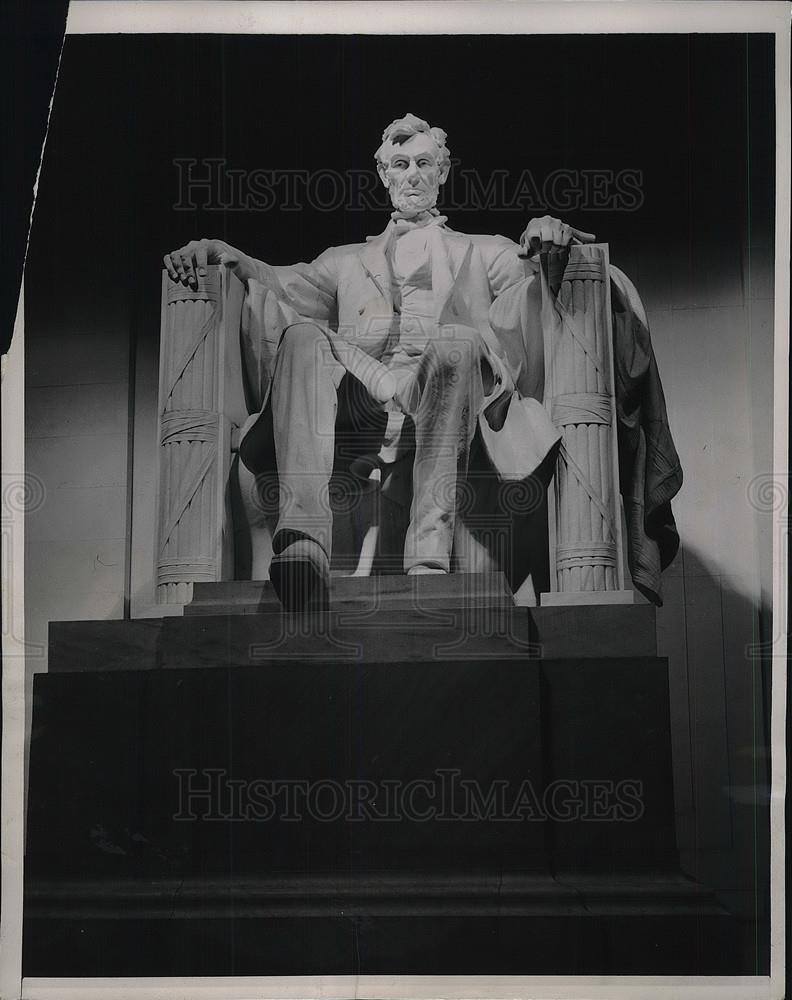 1939 Press Photo Washington D.C. The Lincoln Memorial - neb13067 - Historic Images