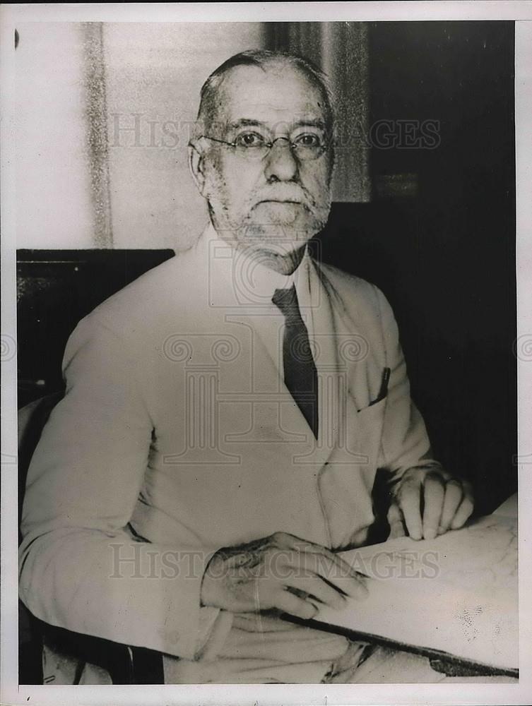 1937 Press Photo Dr John Franklin Jameson., chief of Library of Congress - Historic Images