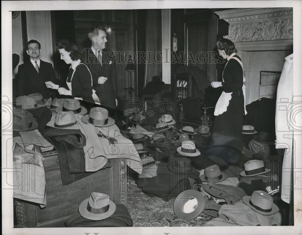 1947 Press Photo Washington D.C. the Egyptian Embassy entryway - Historic Images