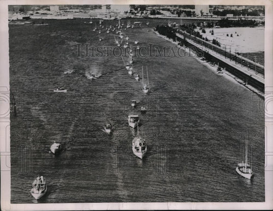 1937 Press Photo Miami, Fla Rod & Reel Club Deep Sea Fishing Tourny - neb49175 - Historic Images