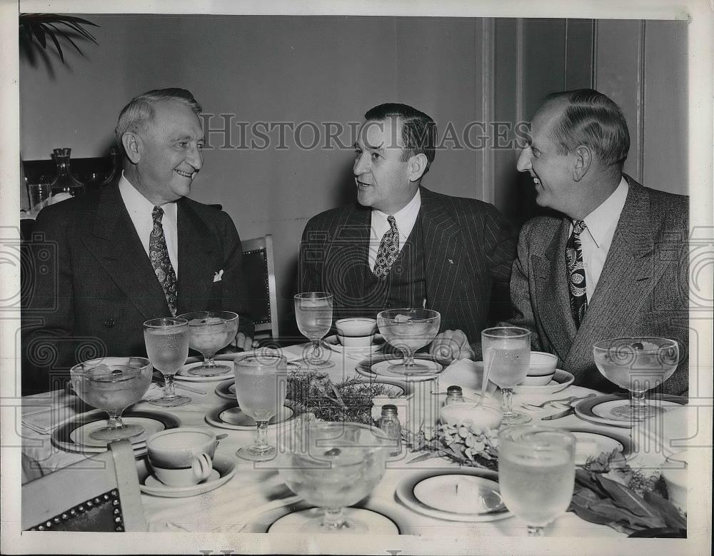 1947 Press Photo Georgians Capitol Hill Luncheon Sen Walter George Gov Thomson - Historic Images