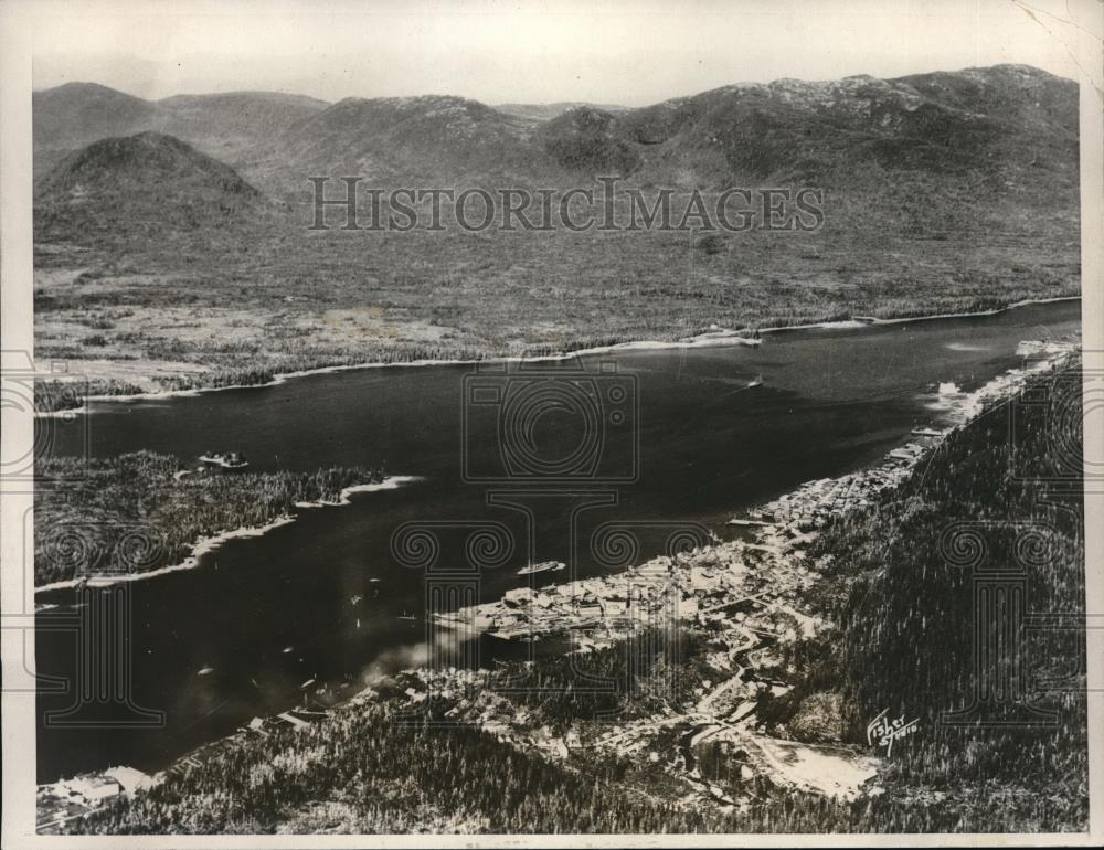 1931 Press Photo Salmon Packing Center In Ketchikan, AK - neb49410 - Historic Images