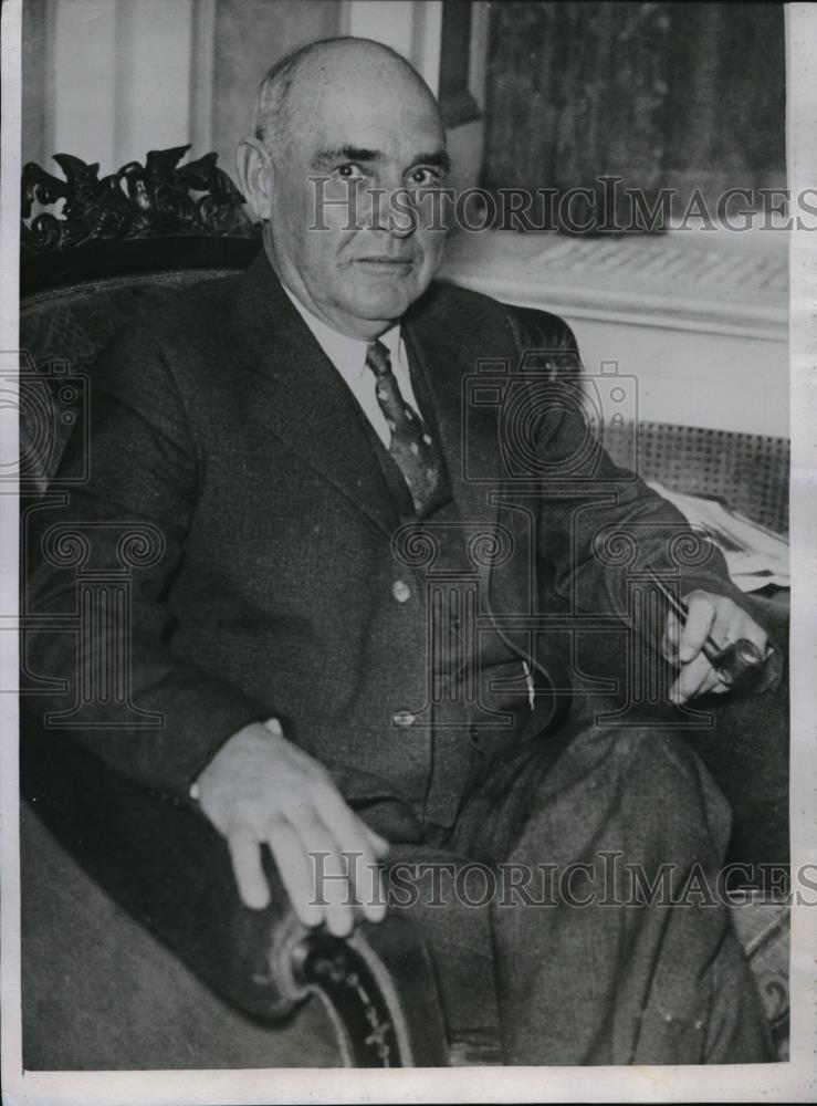 1935 Press Photo Federal Judge Colin Beblett of New Mexico - neb49194 - Historic Images