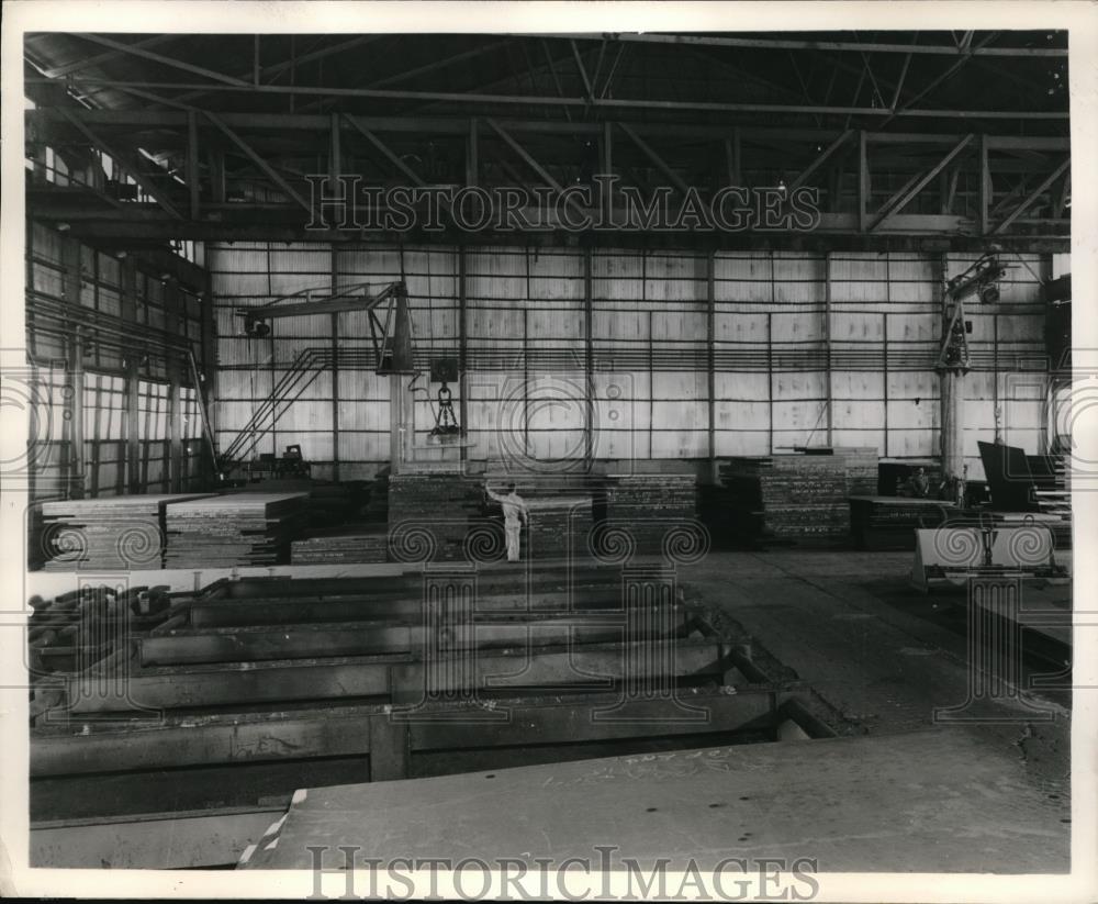 1959 Press Photo Steel Products division of RG LeTourneau Inc in Tx - neb47933 - Historic Images