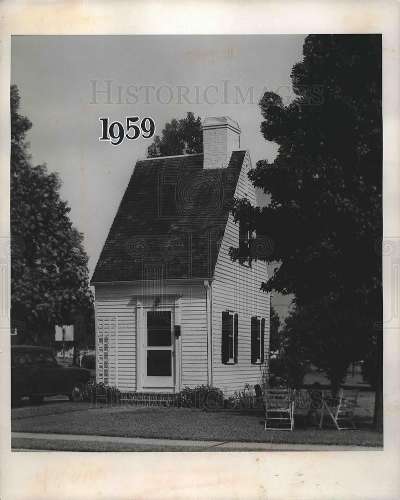 1959 Press Photo $6,500 House Due to Inflation - Historic Images
