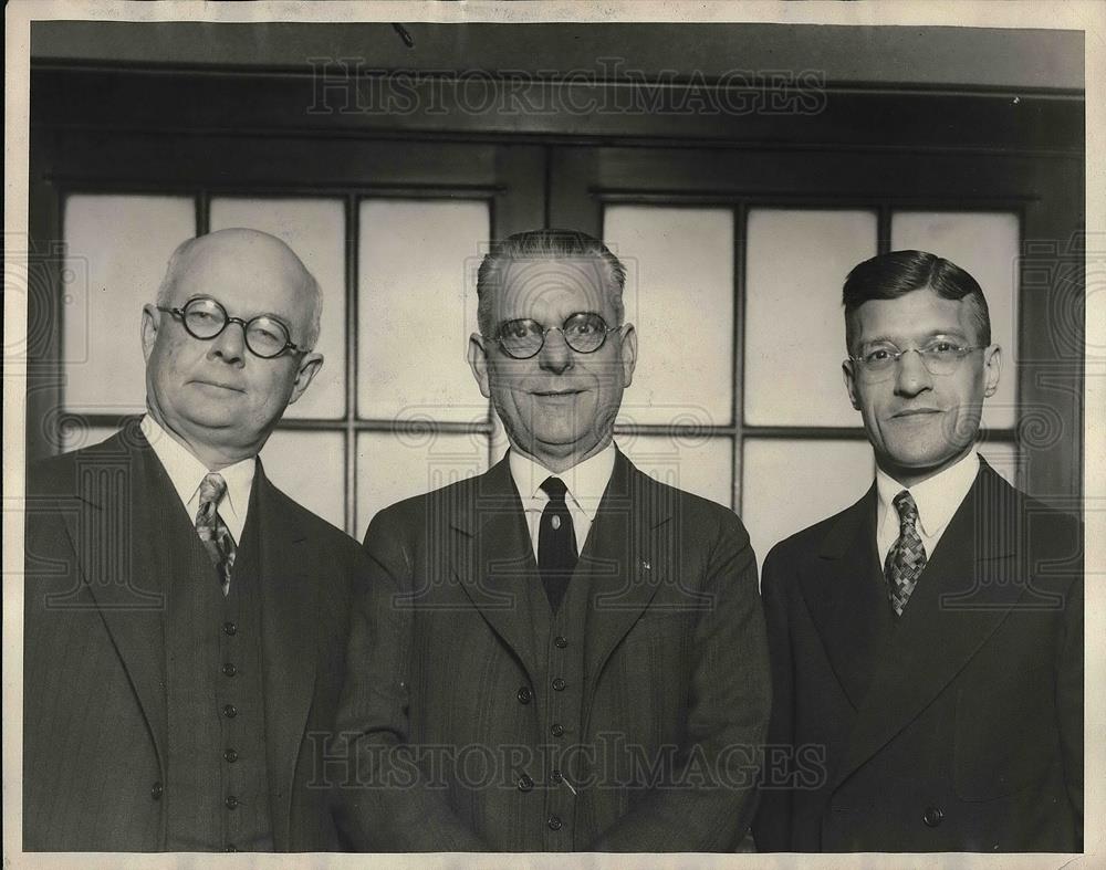 1929 Press Photo XF Naeru,EA Bernard &amp; W Harridgh - Historic Images