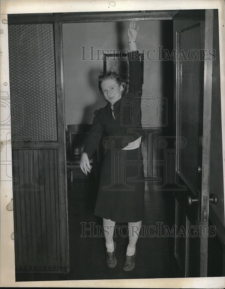 1939 Press Photo Kathleen Hildebrand of Kansas City Jr. College - neb48313 - Historic Images