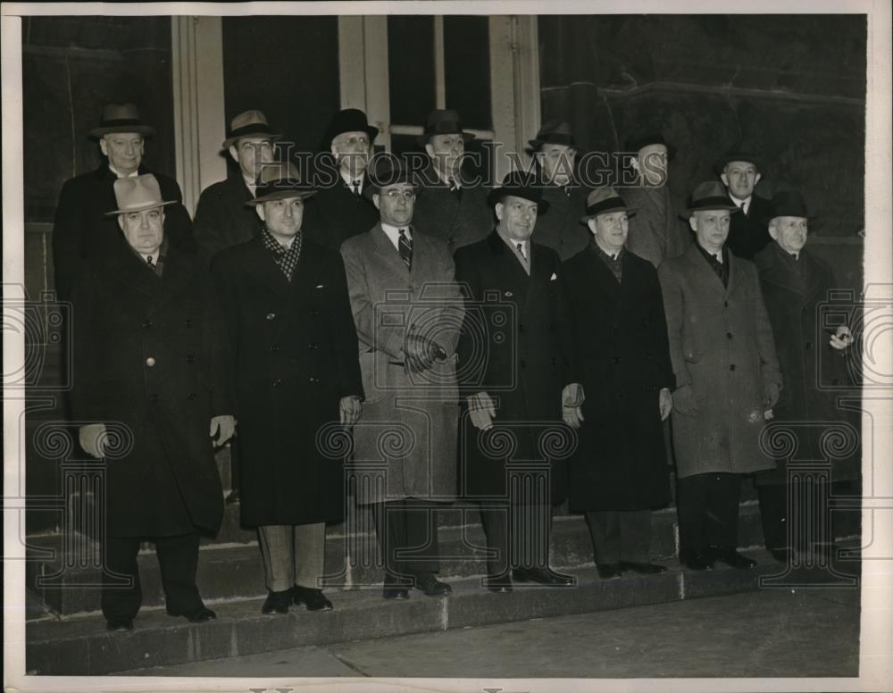 1939 Press Photo Jury for Second Trial of James Hines. Hobert, Nathan, Woodruff - Historic Images