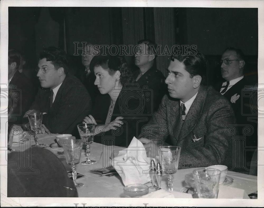 1943 Press Photo Ft Knox, KY Warehousemens Union R Jones,L Goodman,S Siporin - Historic Images