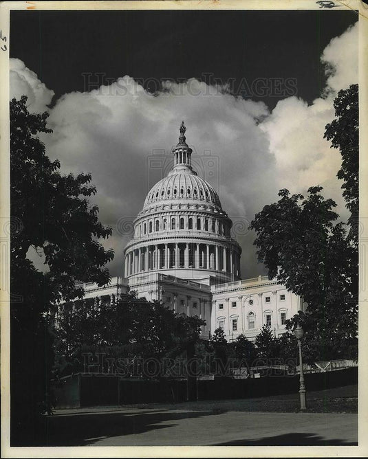 1963 Press Photo Washington D.C. Capitol building - Historic Images