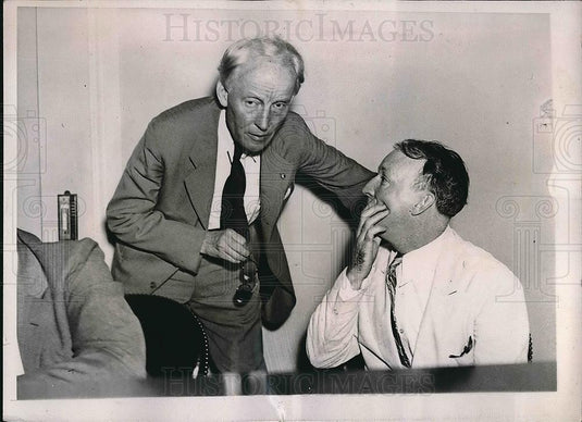 1935 Press Photo Senator Hugo Black of Ala. & Rep DJ Driscoll of Pa - Historic Images