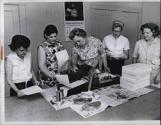 1965 Press Photo Mrs Robert barry, Mrs. Michael Stahl, Mrs. Robert Taylor - Historic Images