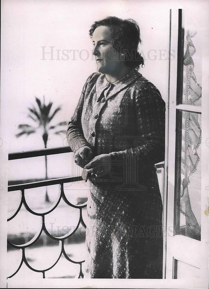 1937 Press Photo Mrs Richard H Simpson famous friends of ex-king Edward - Historic Images