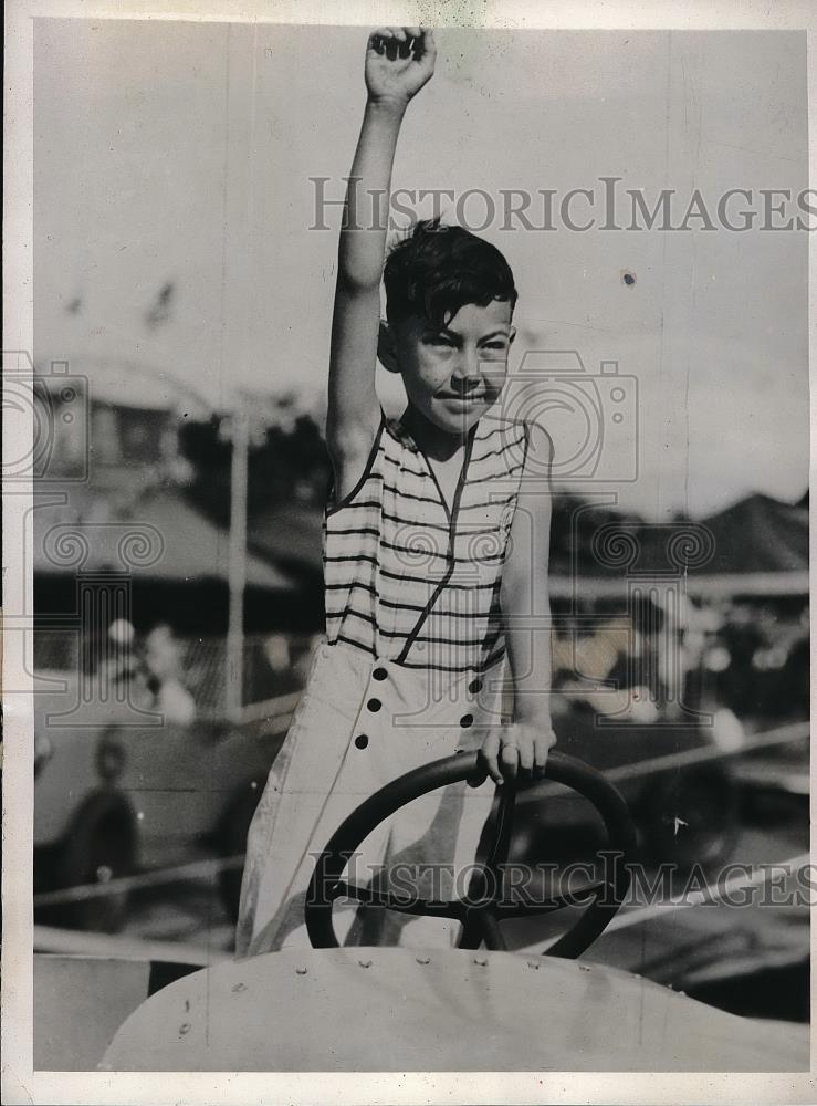 1932 Press Photo JOhnny J. Jones Jr. Young Circus Owner - Historic Images