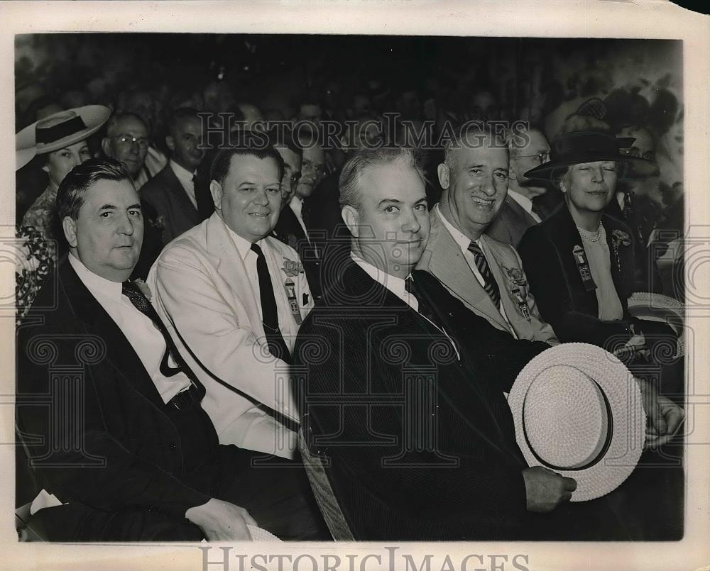 1940 Press Photo Representatives Thomas Jenkins,George Bender,Gov. John Bricker - Historic Images