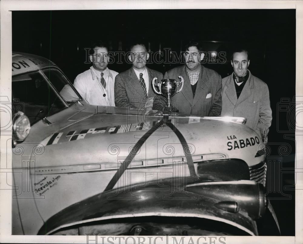 1945 Press Photo Daniel Musso Diego Marti Luis Elins Sojit Juan Jose Plini - Historic Images