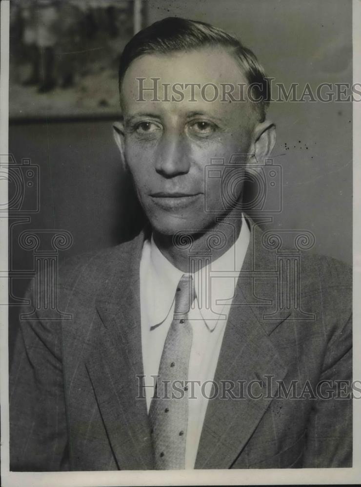 1933 Press Photo Sheriff Browning Robinson - neb52181 - Historic Images