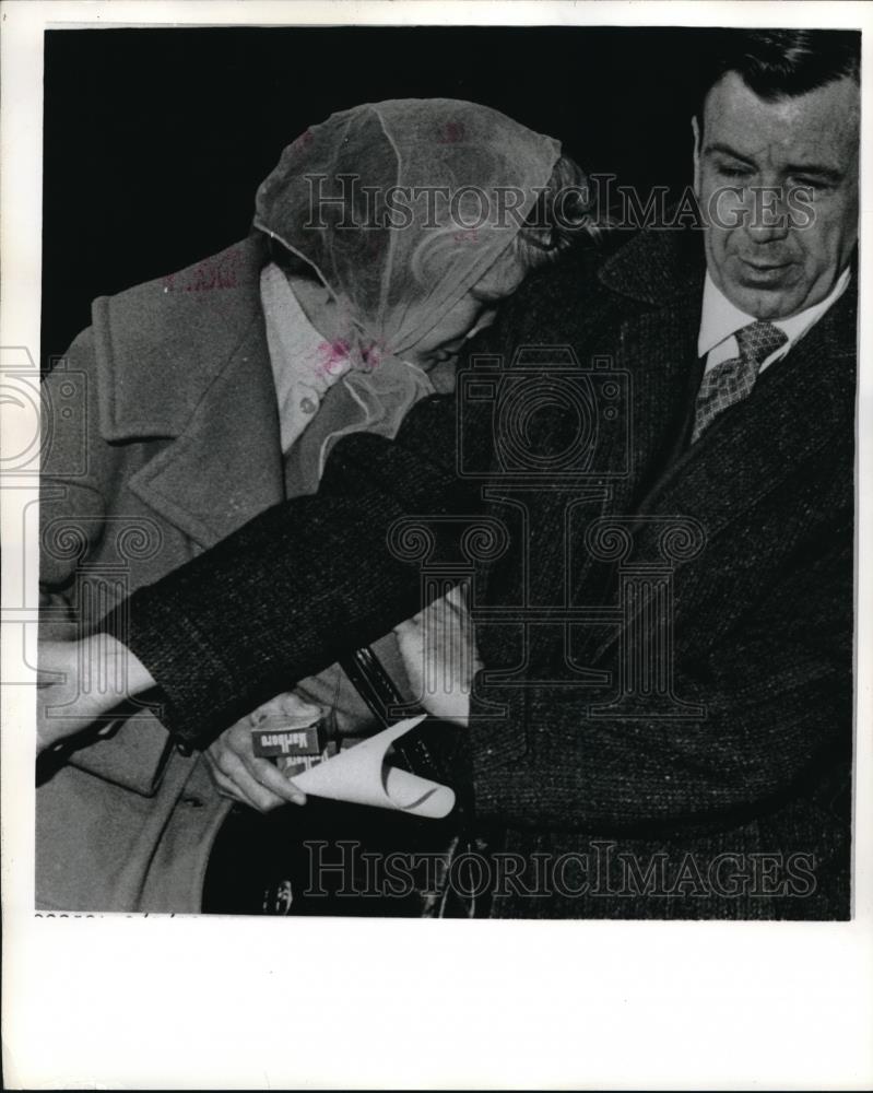 1970 Press Photo Annette Gilly, charged with conspiracy to murder Al Yablonski - Historic Images