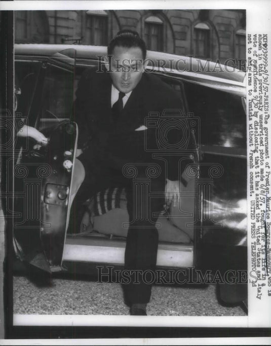 1957 Press Photo Government Of Premier Maurice Bourges-Maunoury Takes Vote - Historic Images