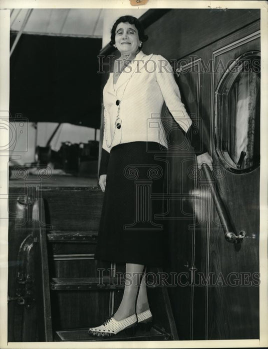1939 Press Photo Miami, Fla. Princess Emma d'Arenberg - neb50214 - Historic Images