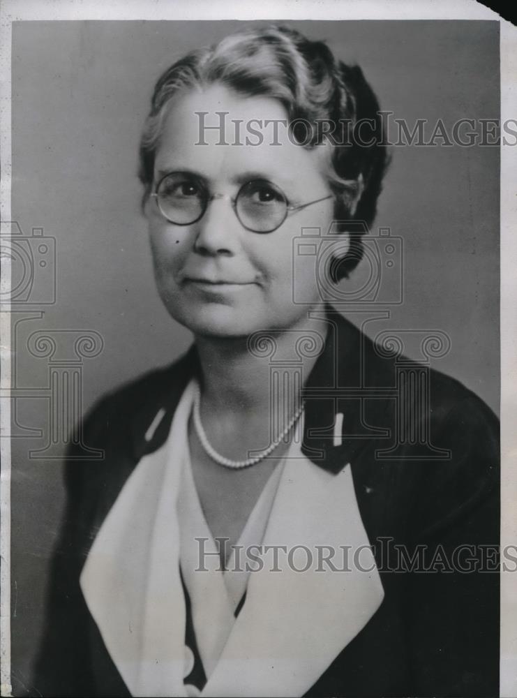 1934 Press Photo Mrs NS Griggs organized A Mother In Law club in Amarillo, TX - Historic Images