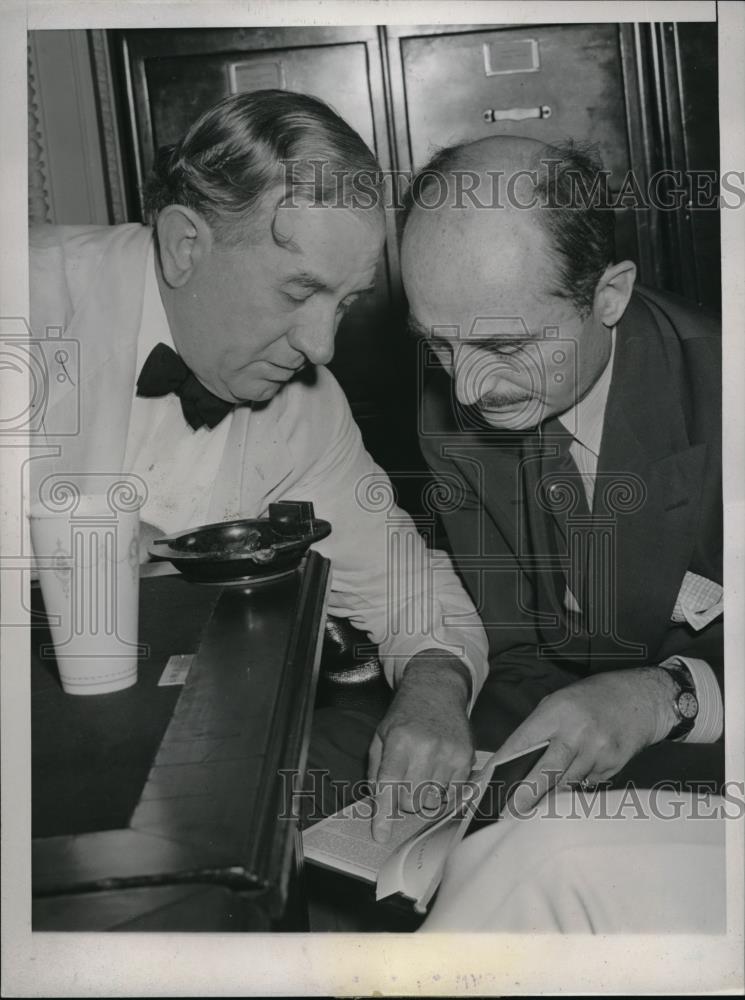 1941 Press Photo Francis Biddle Appointent Attorney General Sen. Tom Connally - Historic Images