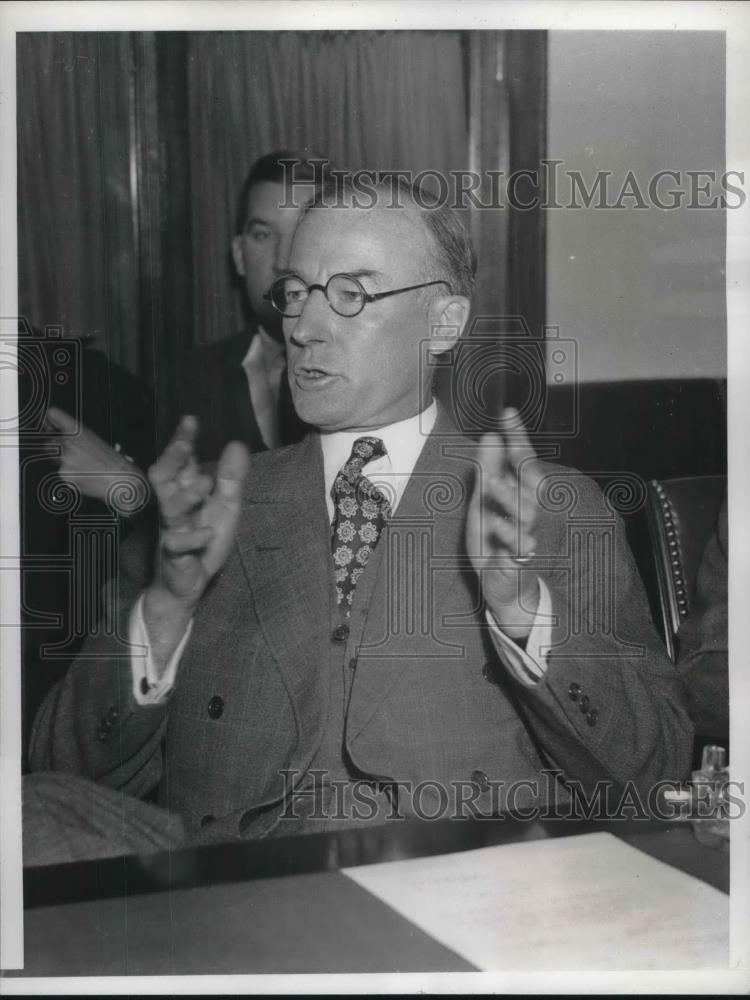 1936 Press Photo Arthur M. Anderson J.P. Morgan &amp; Co. - neb52072 - Historic Images