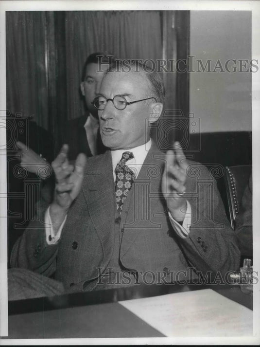 1936 Press Photo Arthur M. Anderson J.P. Morgan & Co. - neb52072 - Historic Images