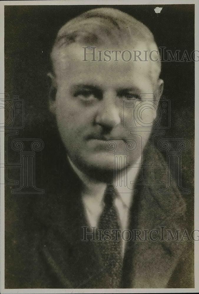 1928 Press Photo Director of Chicago Psychopathic Labs, Dr William Hickson - Historic Images