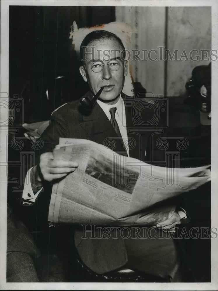 1933 Press Photo Arthur M. Anderson Morgan Banking Corp. - neb52071 - Historic Images