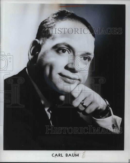 1965 Press Photo Mr Carl Baum in Cleveland, Ohio - neb52253 - Historic Images